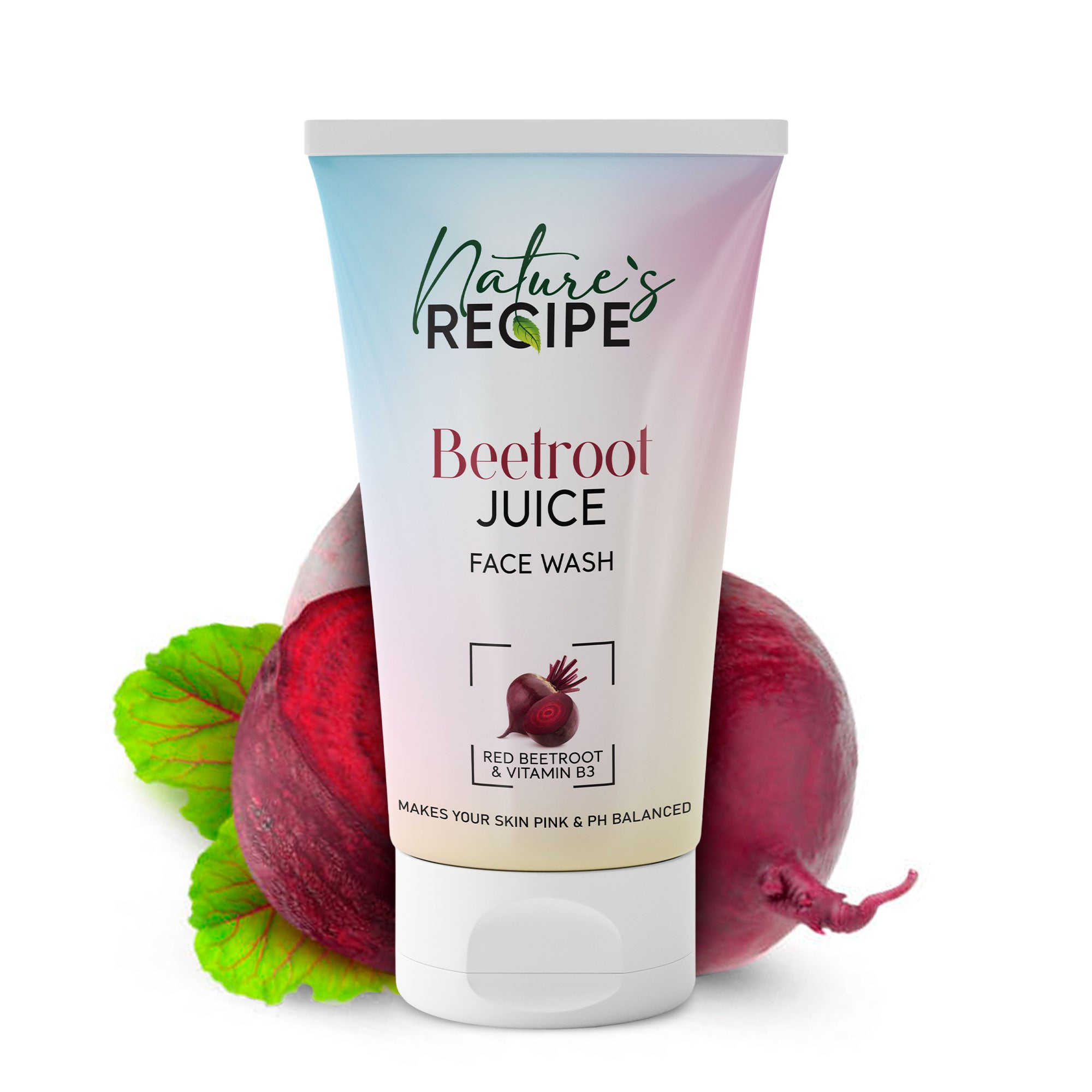 Beetroot Juice & Niacinamide Face Wash 125Gm