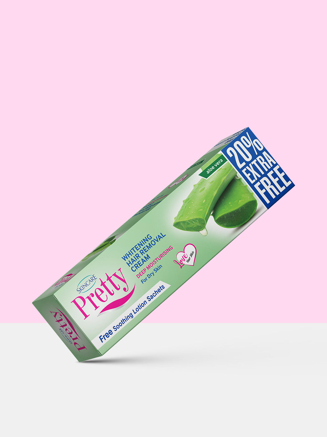 Pretty Hair Removal Cream - Aloe Vera - 120 gm