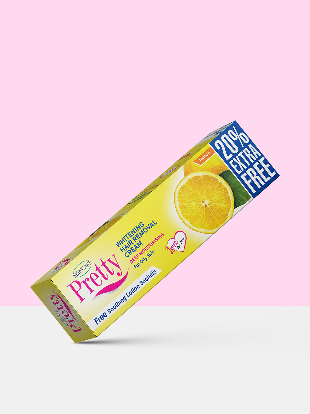 Pretty Hair Removal Cream - Lemon - 120gm