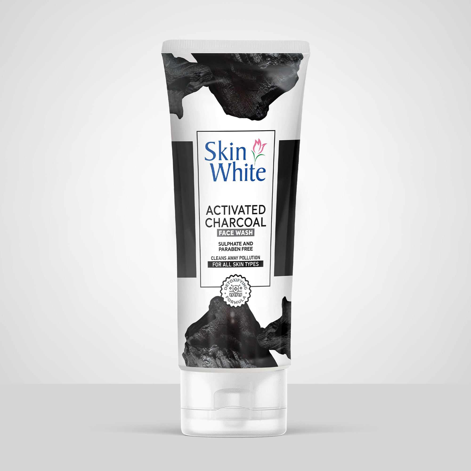 Skin white Active Charcoal Face Wash